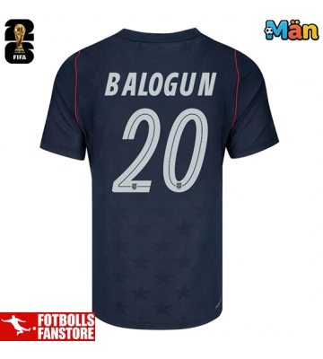 Förenta stater Folarin Balogun #20 Bortatröja VM 2026 Kortärmad